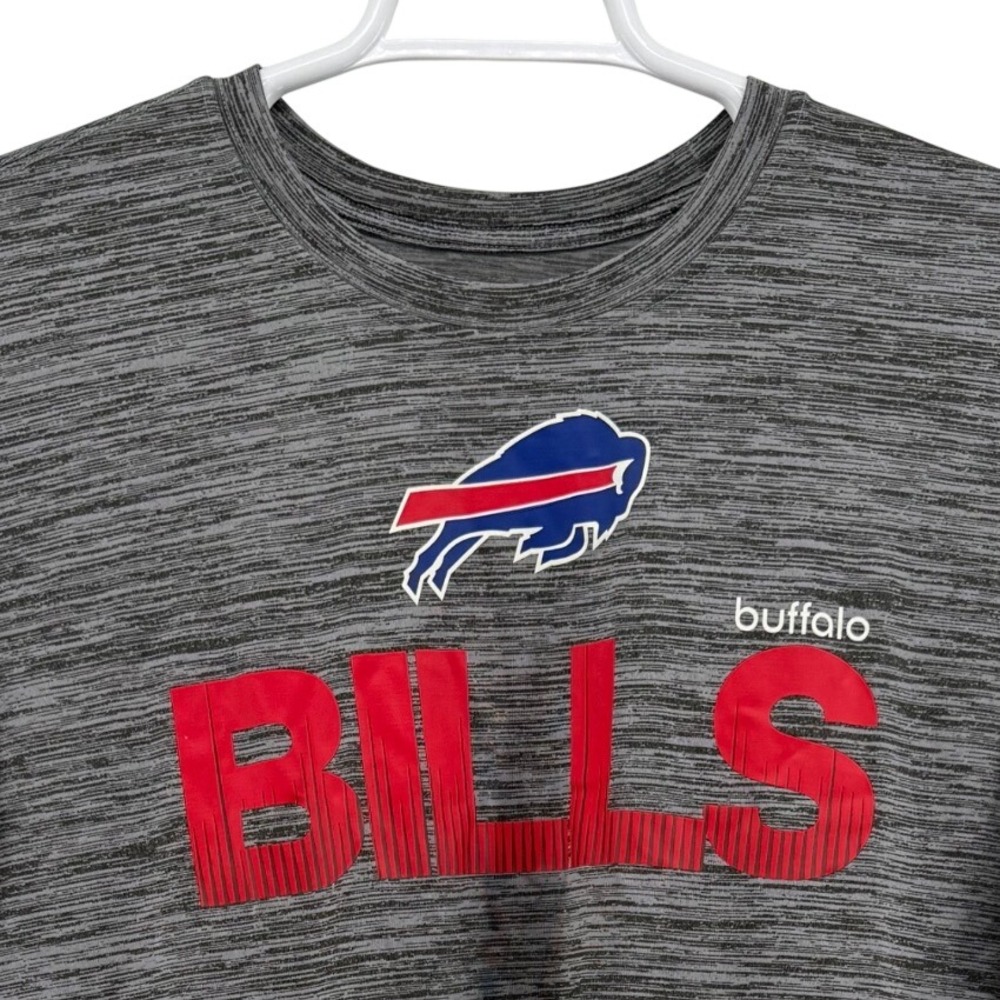 Nike Buffalo Bills NFL Dri-FIT Heather Gray Space Dye T-Shirt Mens XL